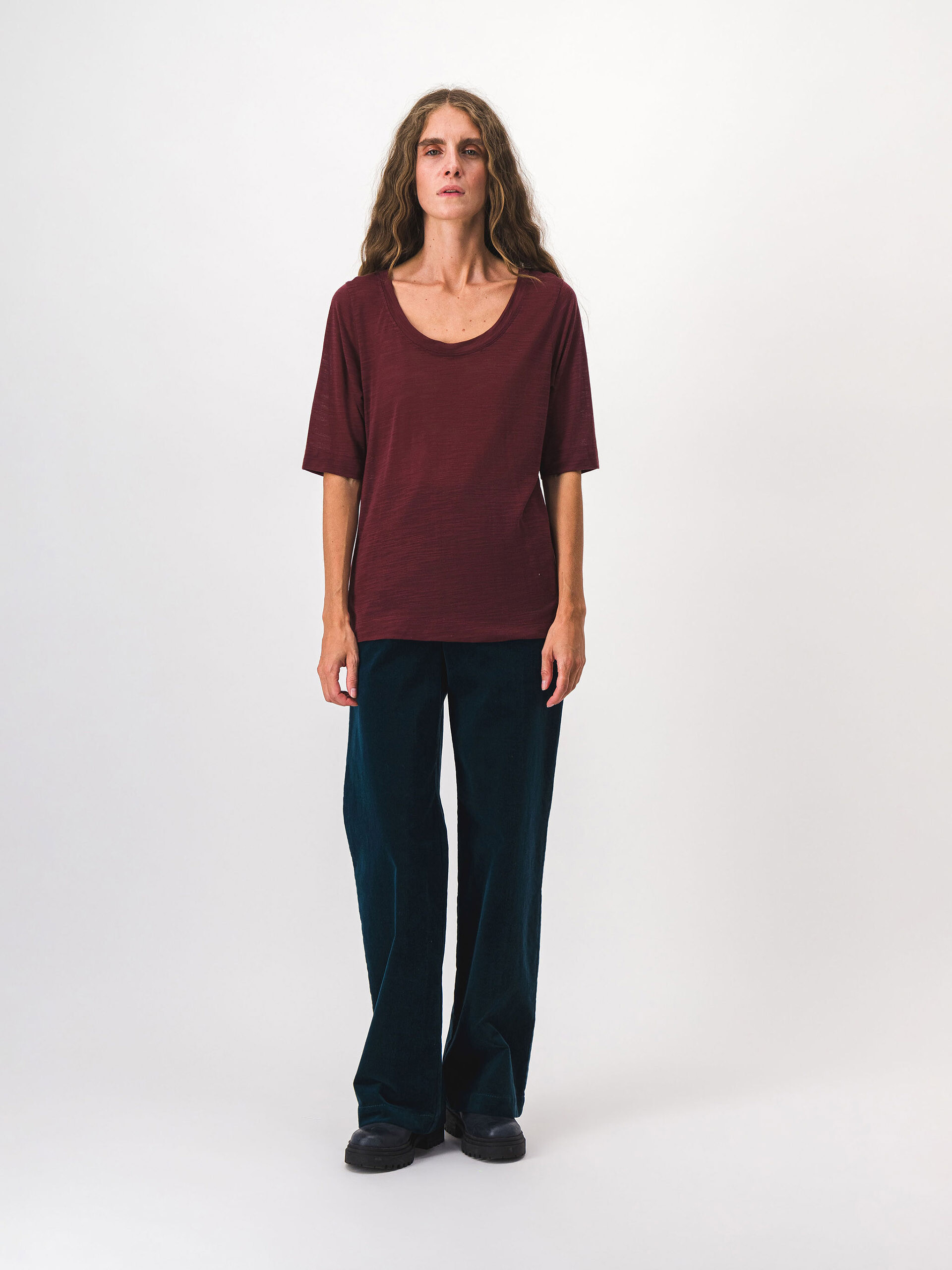MALORY T-SHIRT -  Aubergine , Ready-to-wear Bensimon