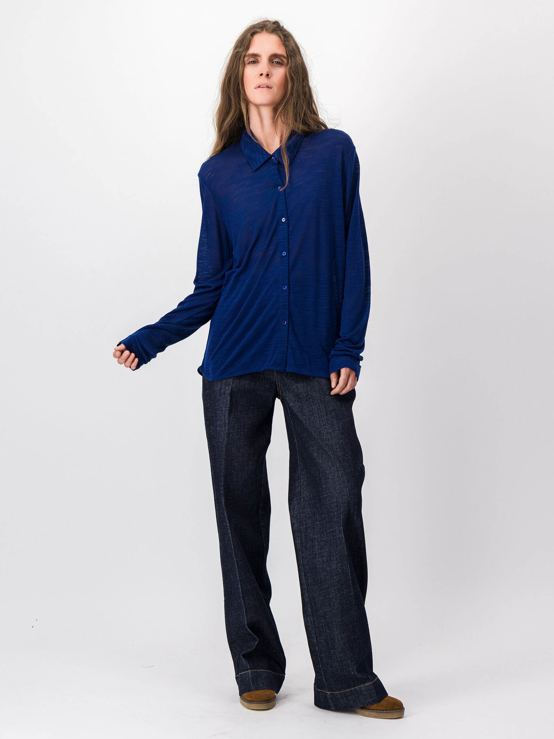 CYLENA SHIRT -  Encre , Ready-to-wear Bensimon