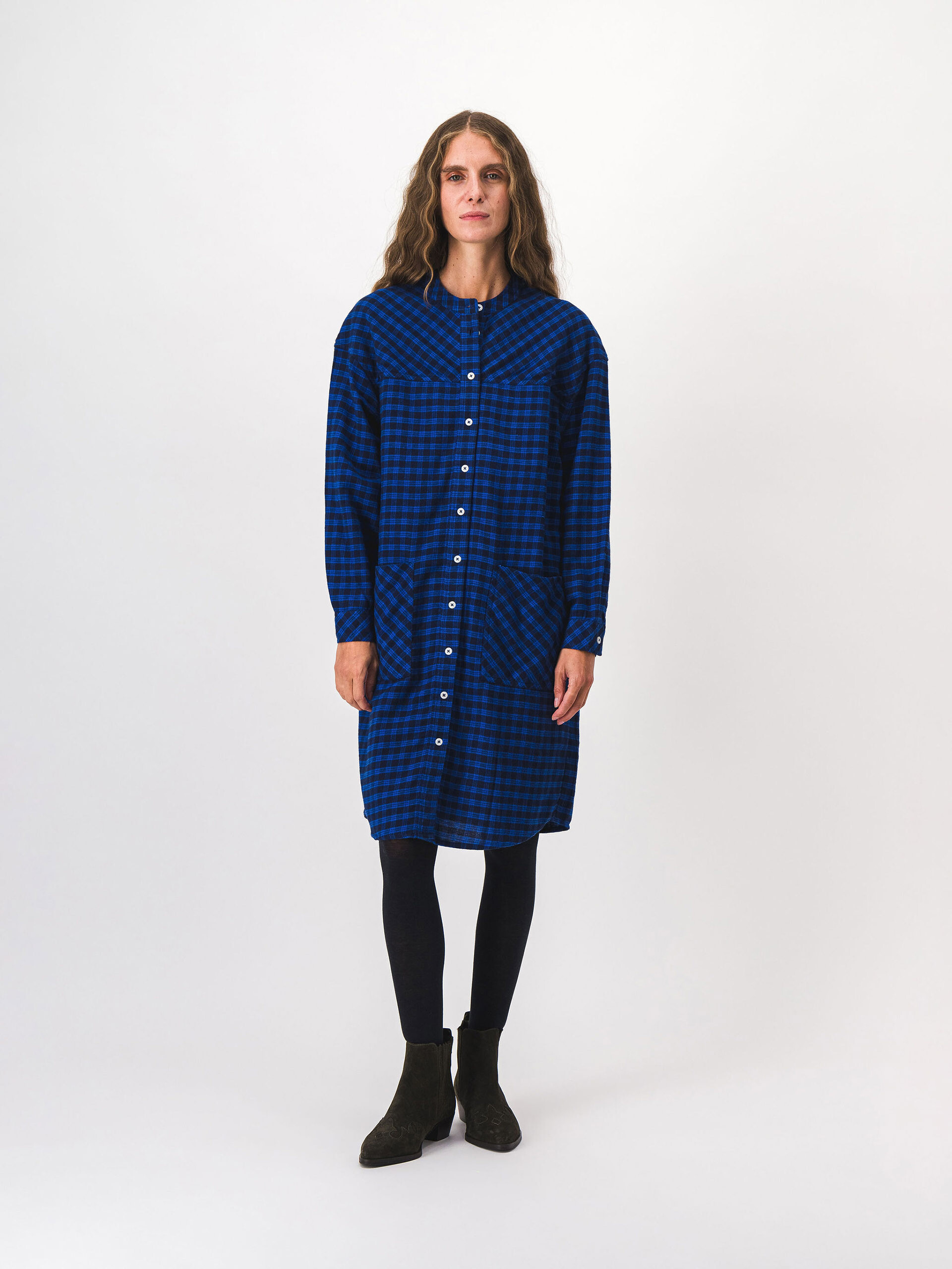 MARTHE LONG-SLEEVED DRESS -  Tiles , Ready-to-wear Bensimon