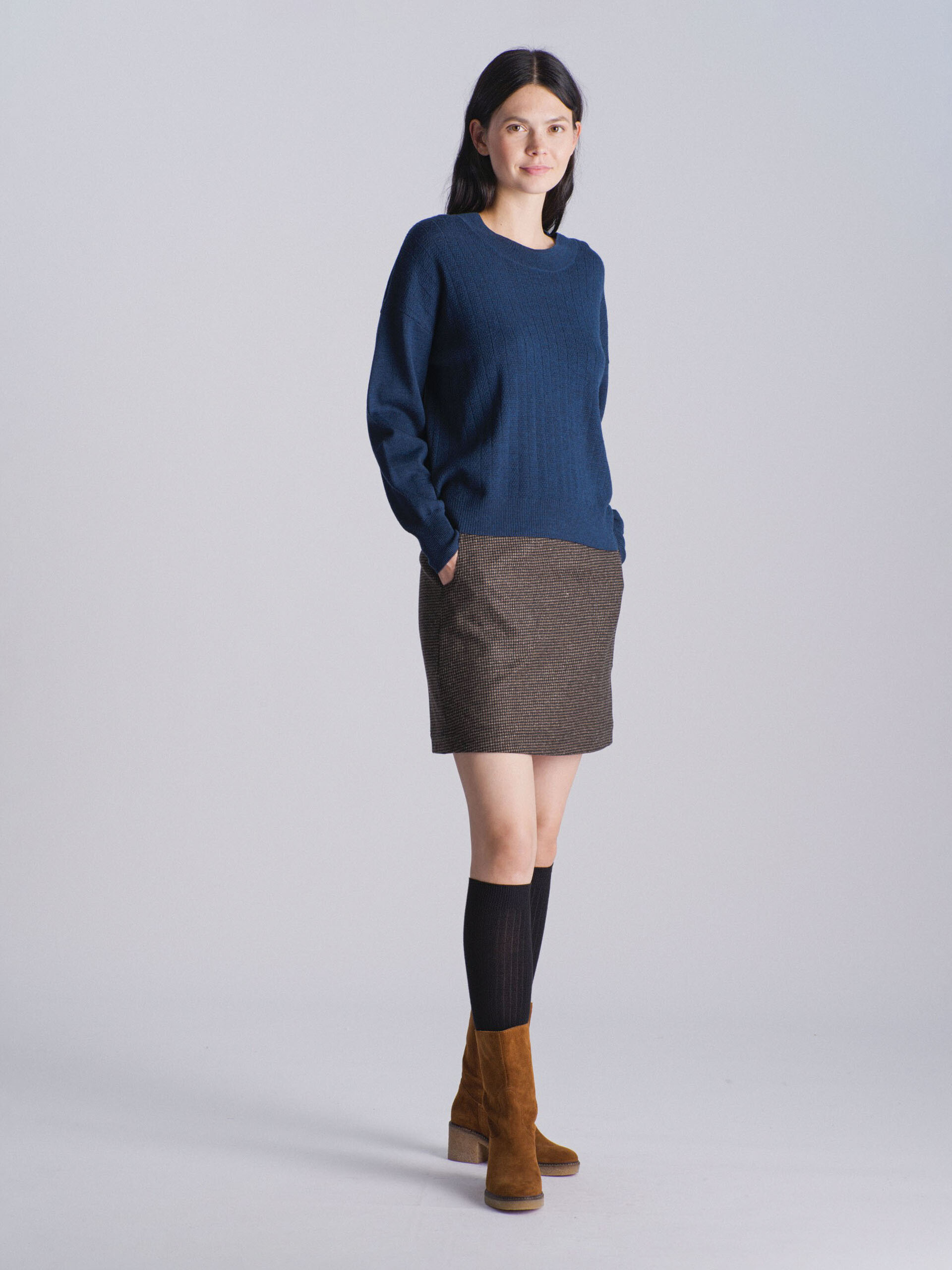 MATHEO JUMPER -  Indigo , Ready-to-wear Bensimon