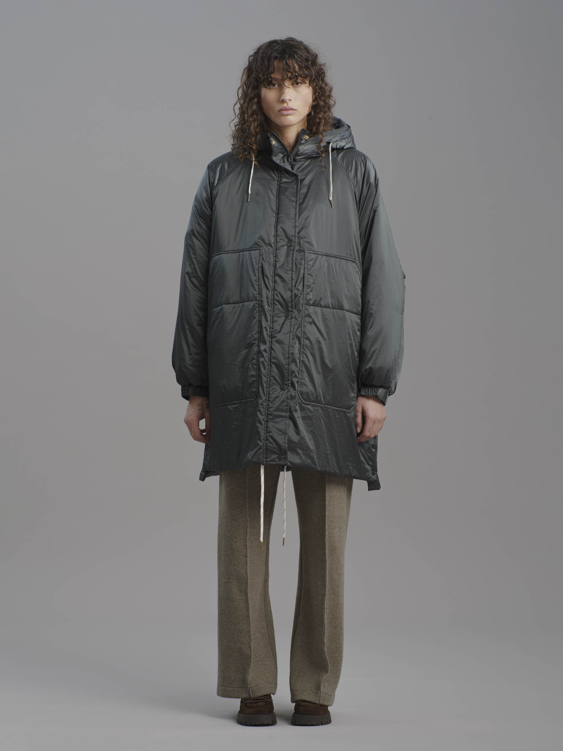 MARGOT PUFFER JACKET -  Slate , Ready-to-wear Bensimon
