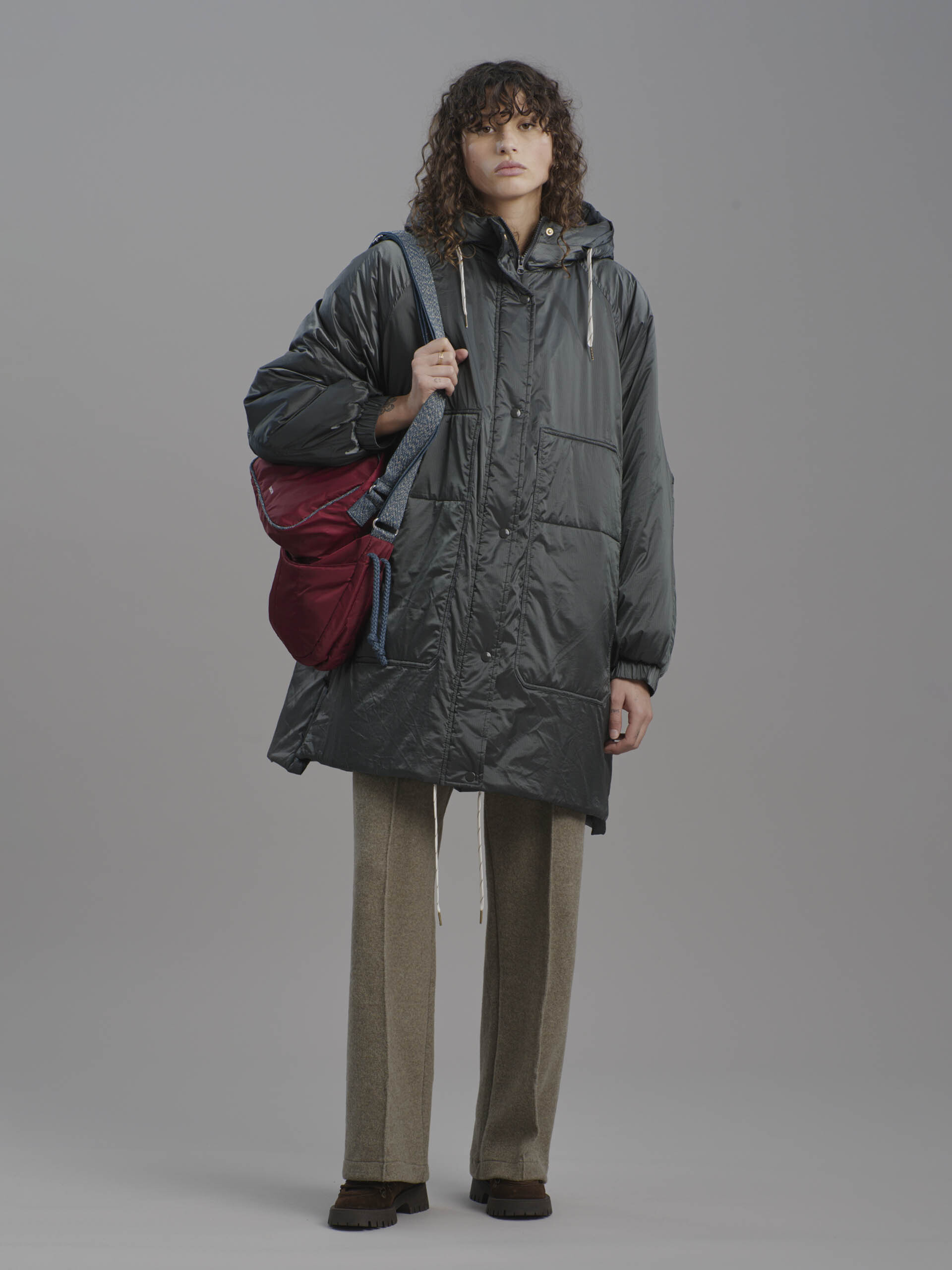 MARGOT PUFFER JACKET -  Slate , Ready-to-wear Bensimon