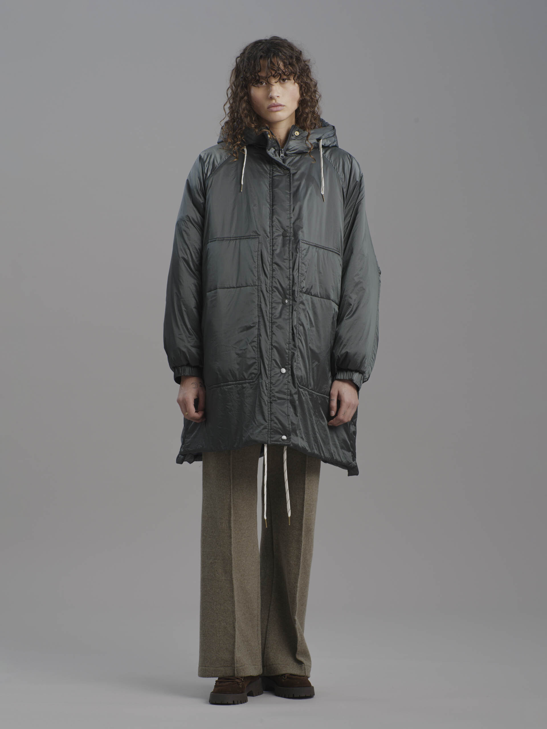 MARGOT PUFFER JACKET -  Slate , Ready-to-wear Bensimon