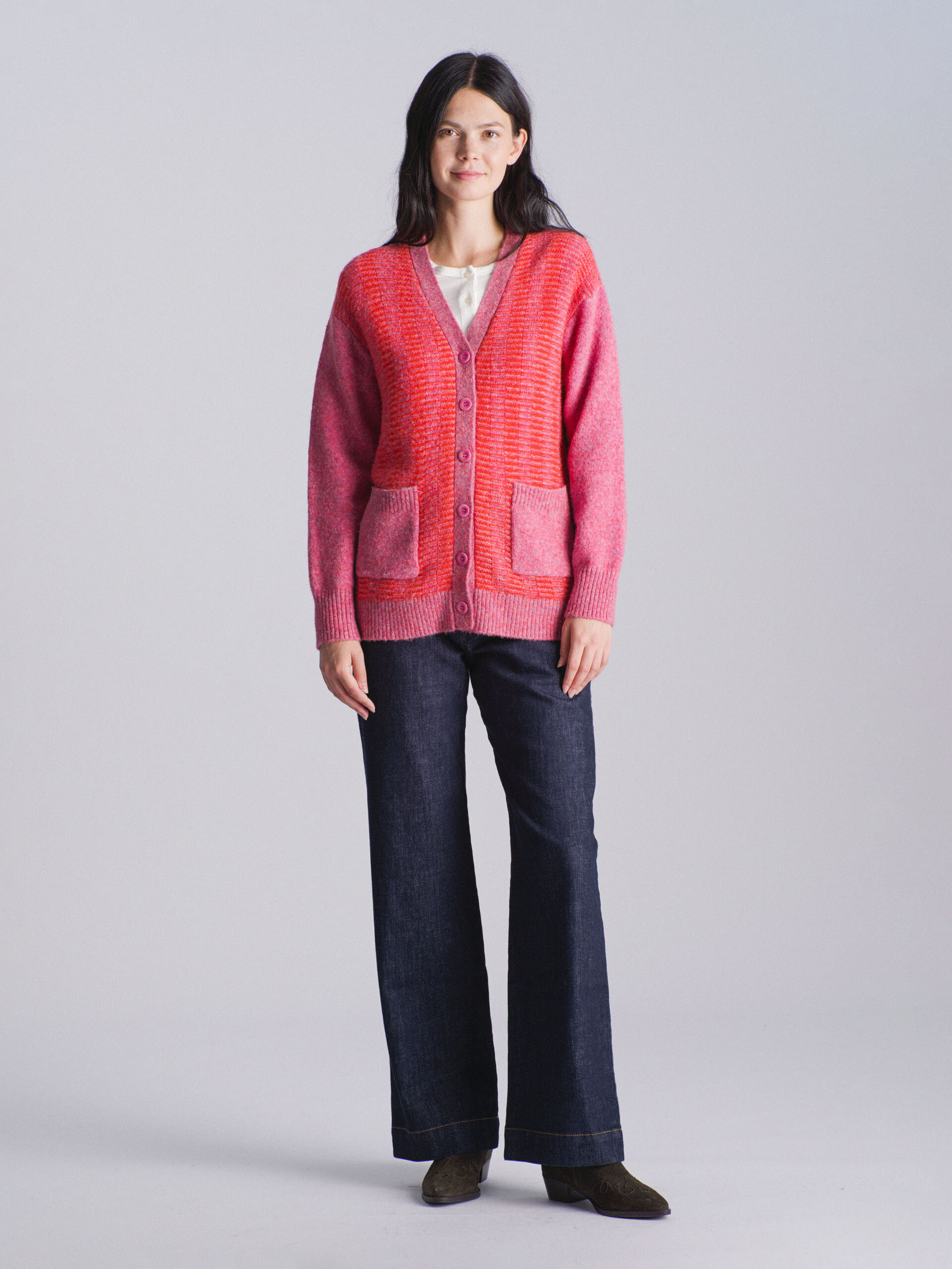 KURTO CARDIGAN -  Raspberry , Ready-to-wear Bensimon