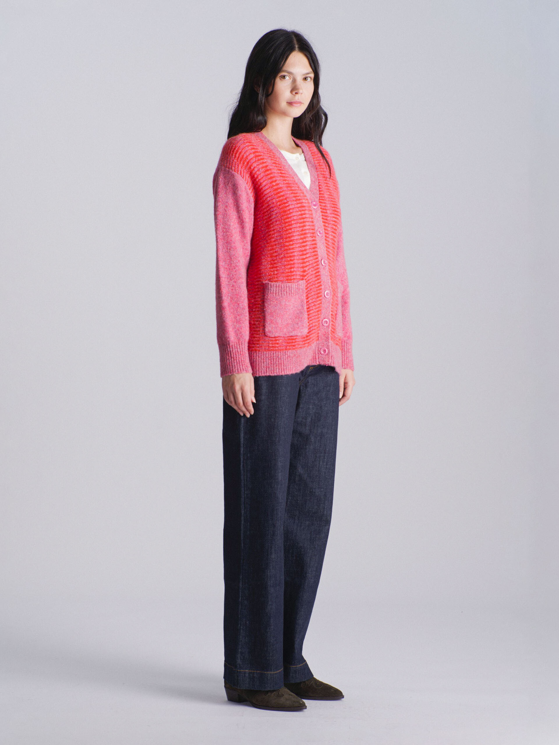 KURTO CARDIGAN -  Raspberry , Ready-to-wear Bensimon