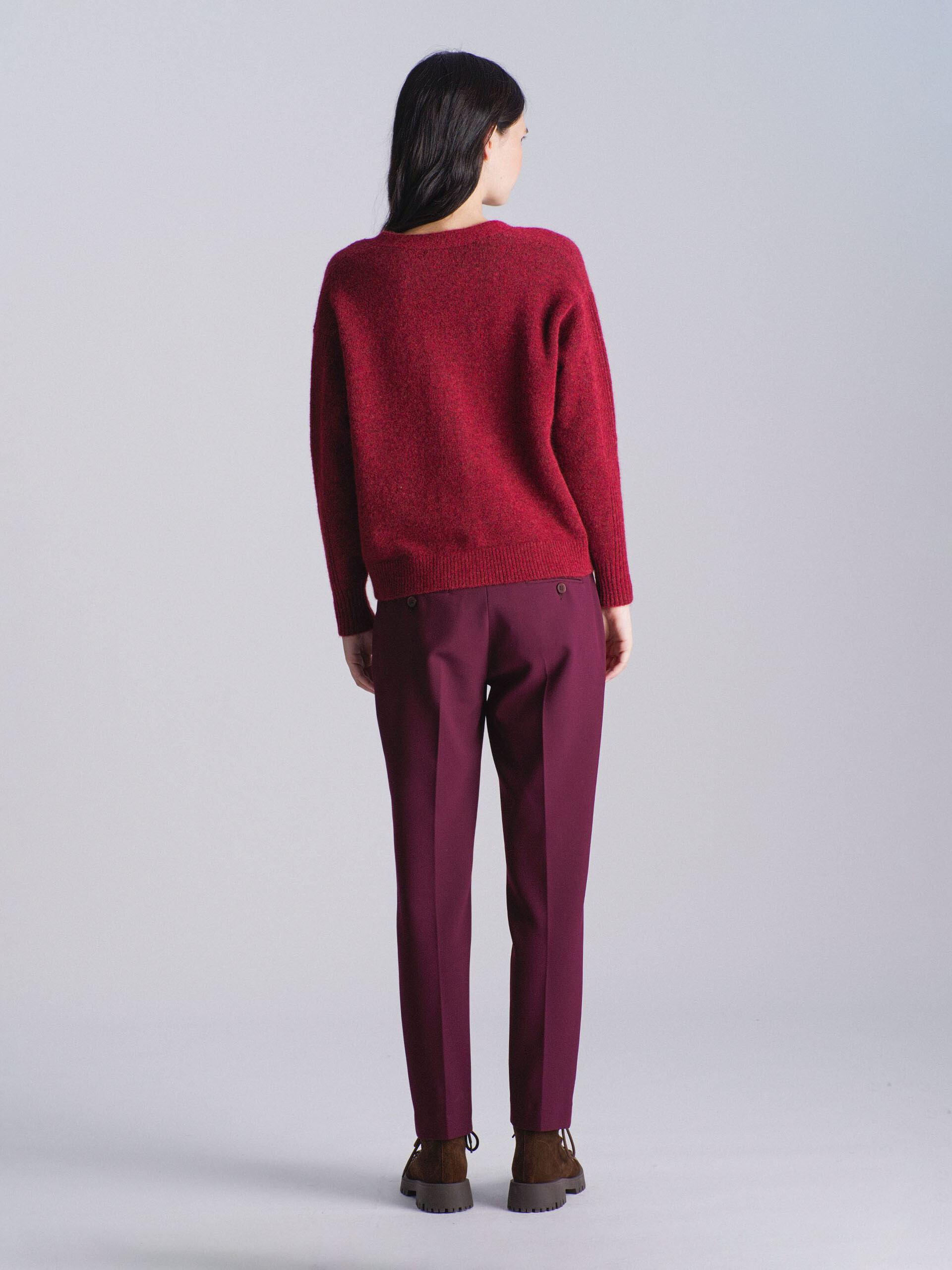 KURT CARDIGAN -  Brick , Ready-to-wear Bensimon