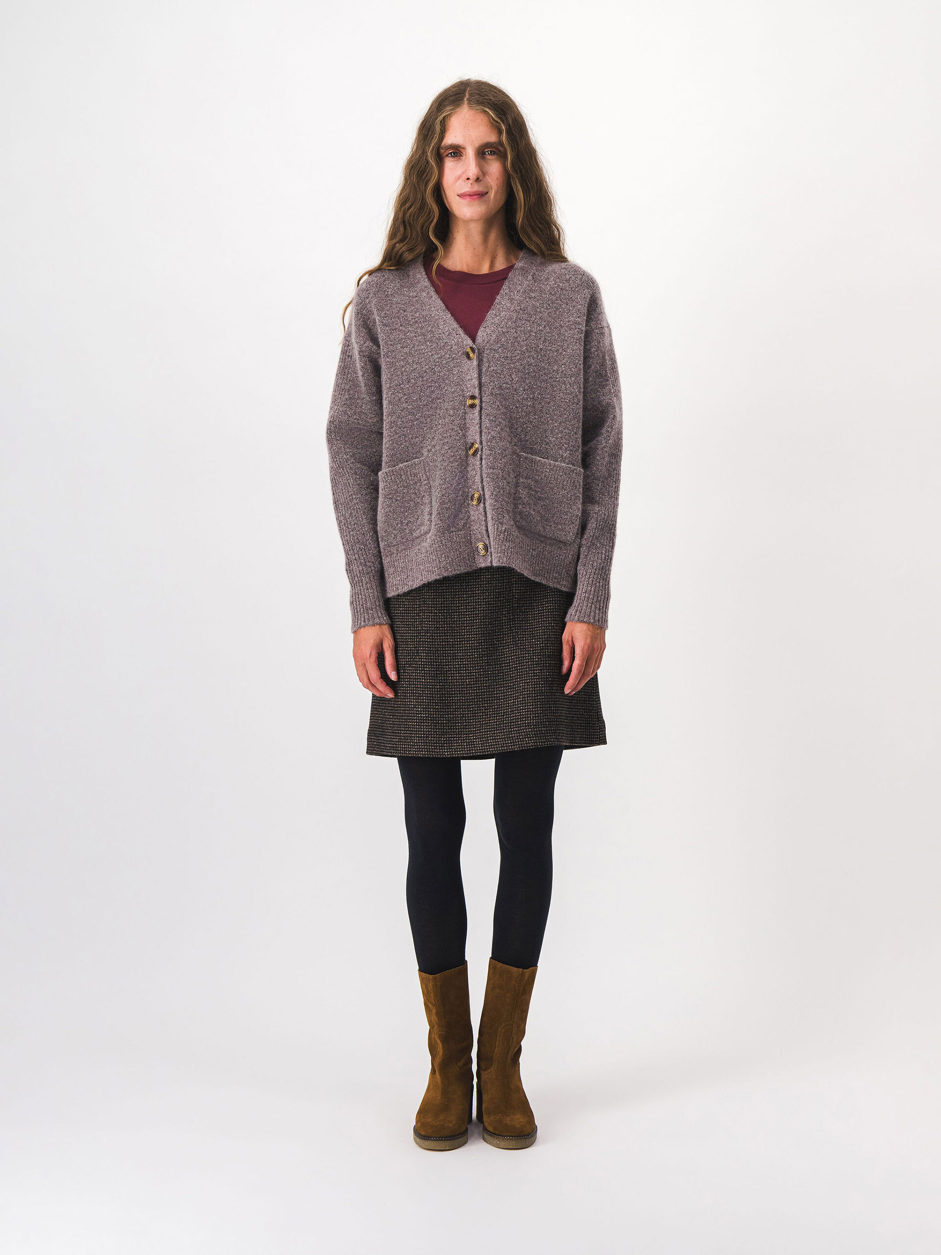 KURT CARDIGAN -  Mushroom , Ready-to-wear Bensimon