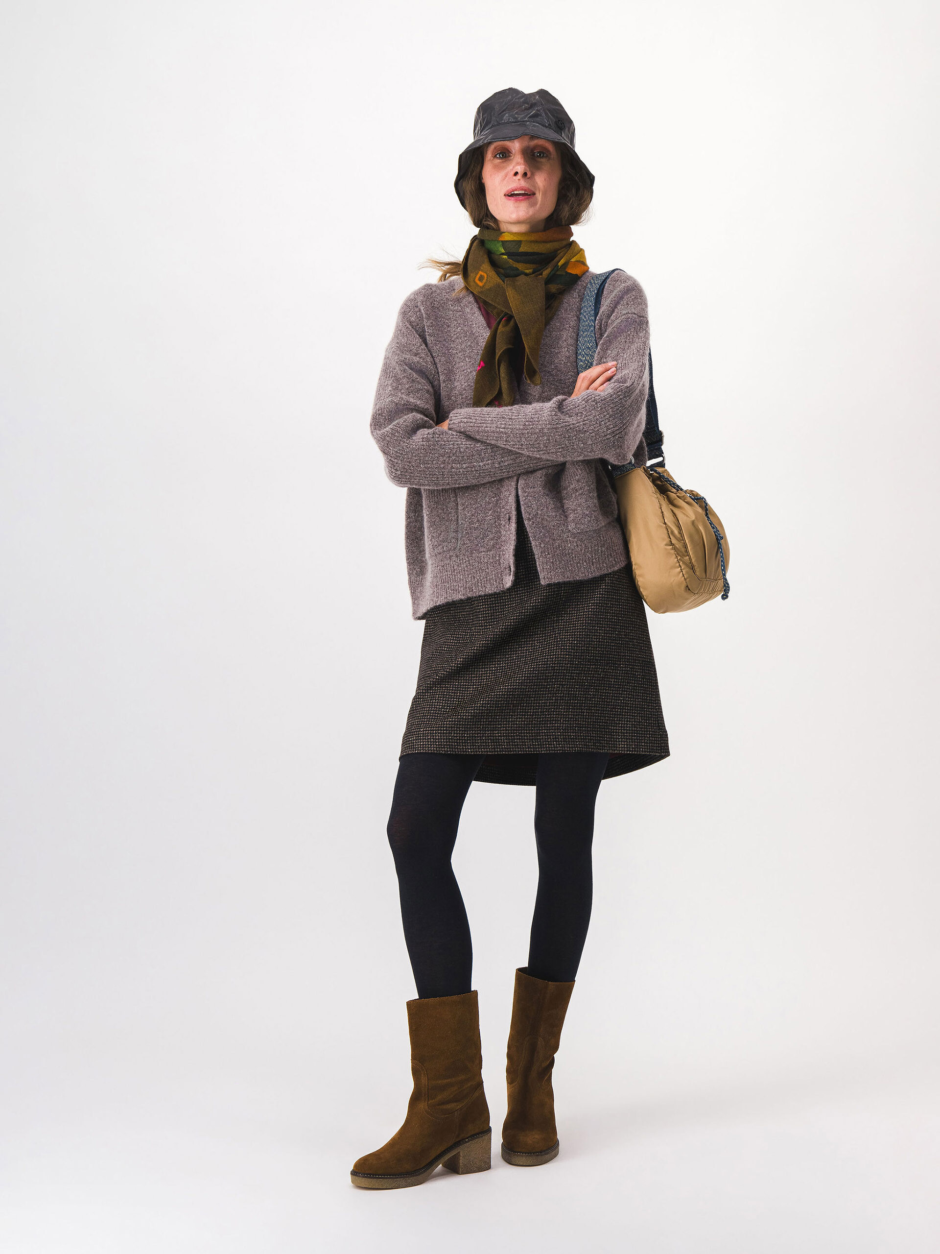 KURT CARDIGAN -  Mushroom , Ready-to-wear Bensimon