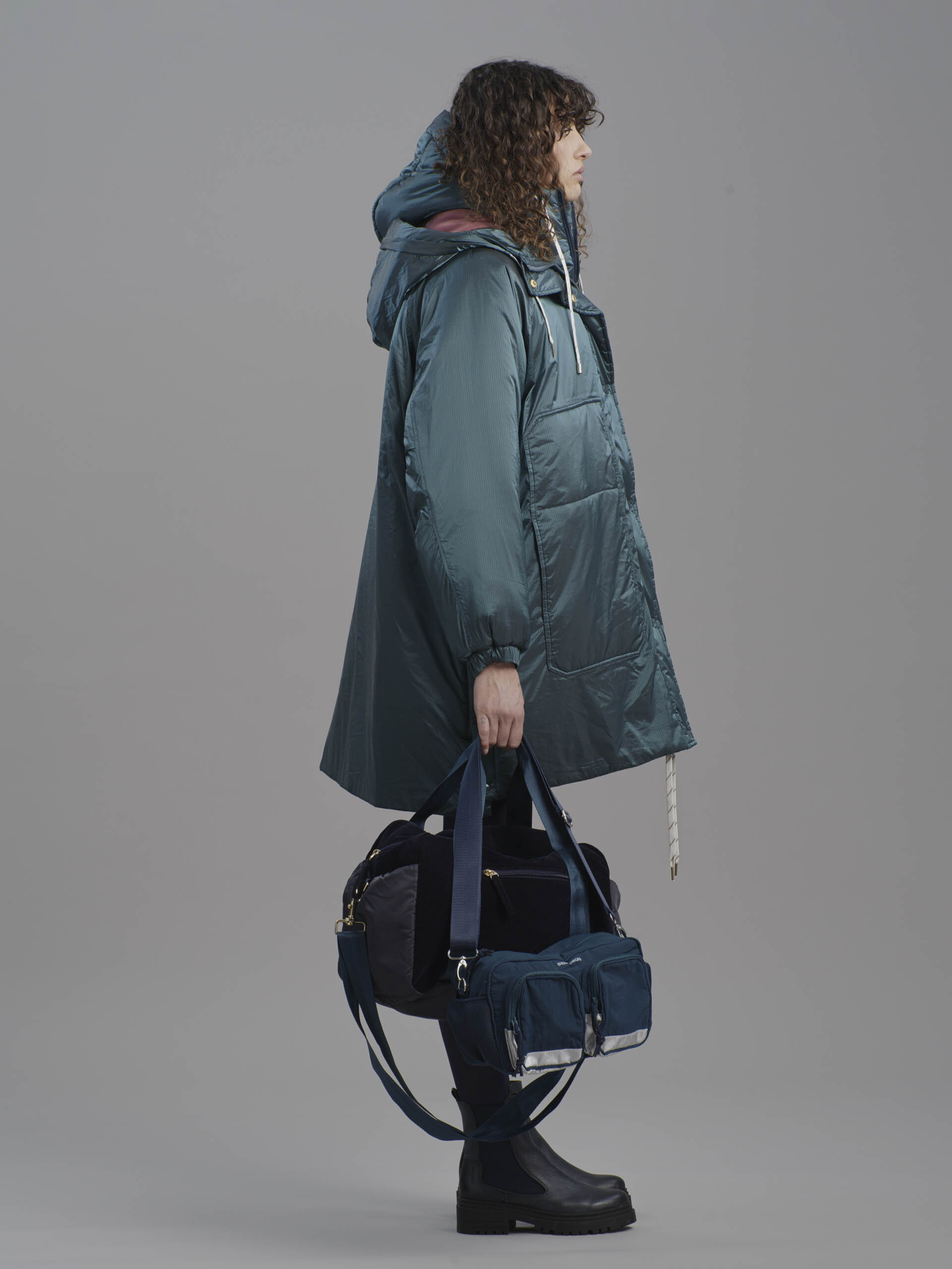 MARGOT PUFFER JACKET -  Blue duck , Ready-to-wear Bensimon