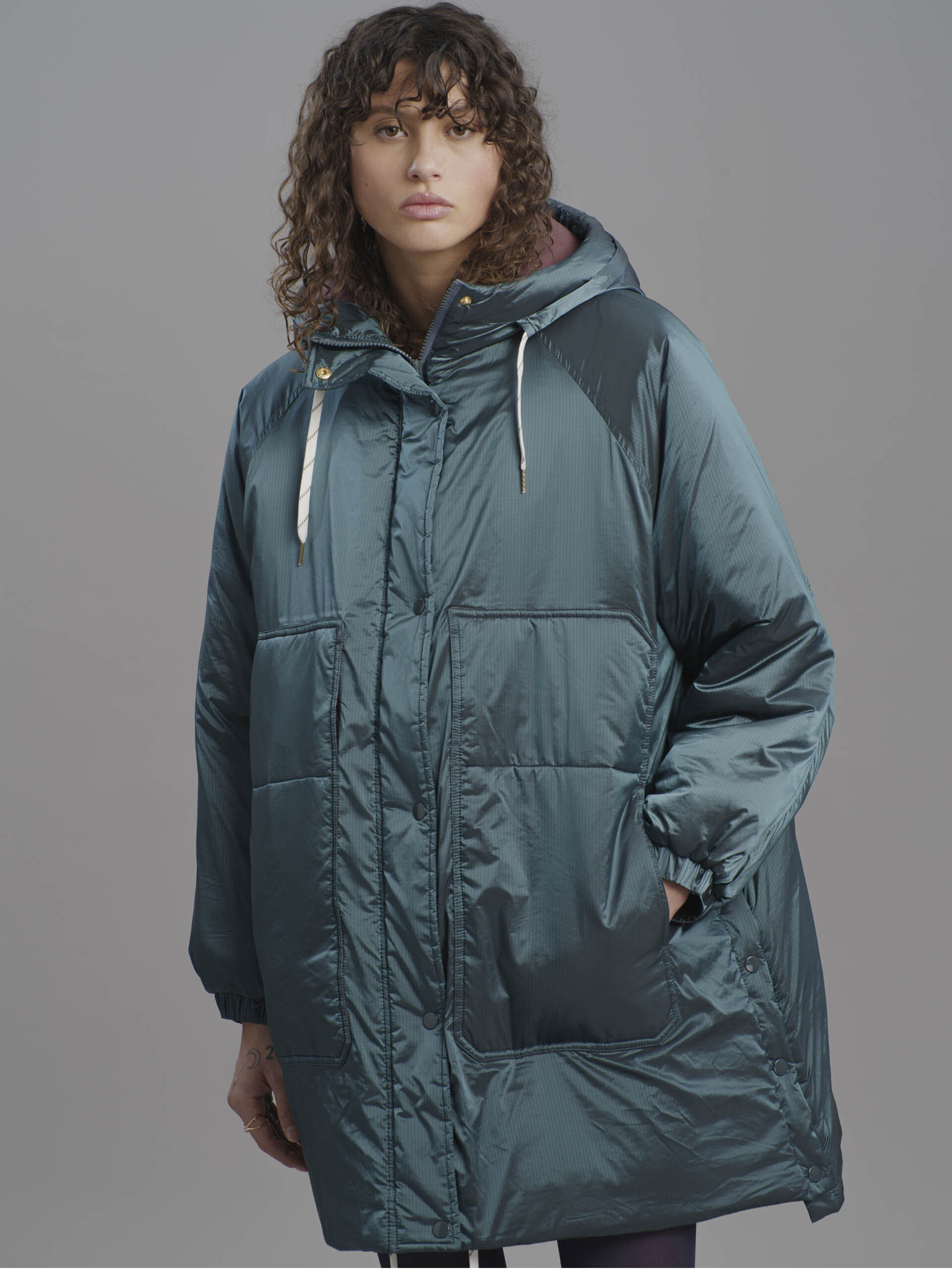 MARGOT PUFFER JACKET -  Blue duck , Ready-to-wear Bensimon
