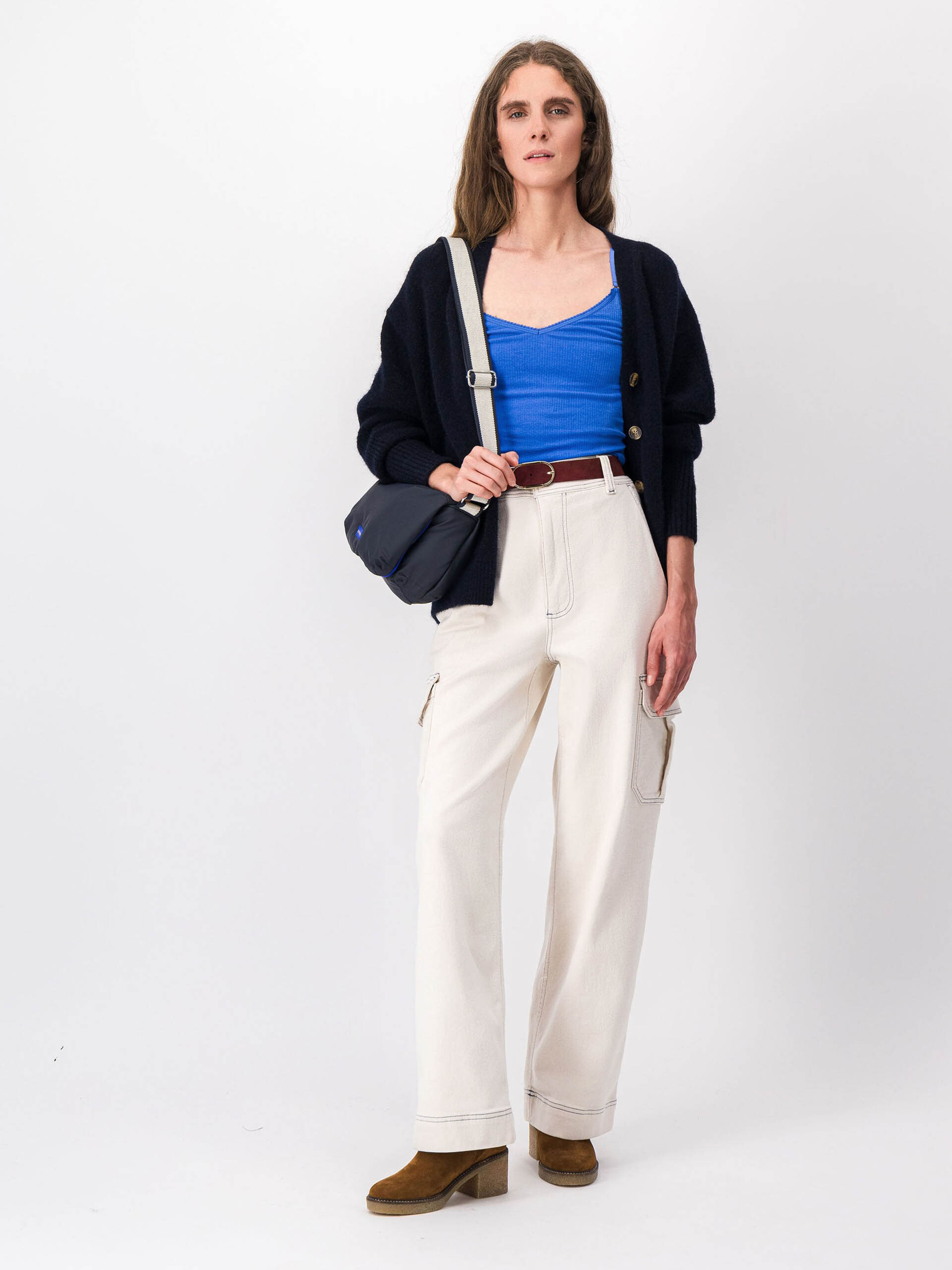 KURT CARDIGAN -  Marine , Ready-to-wear Bensimon