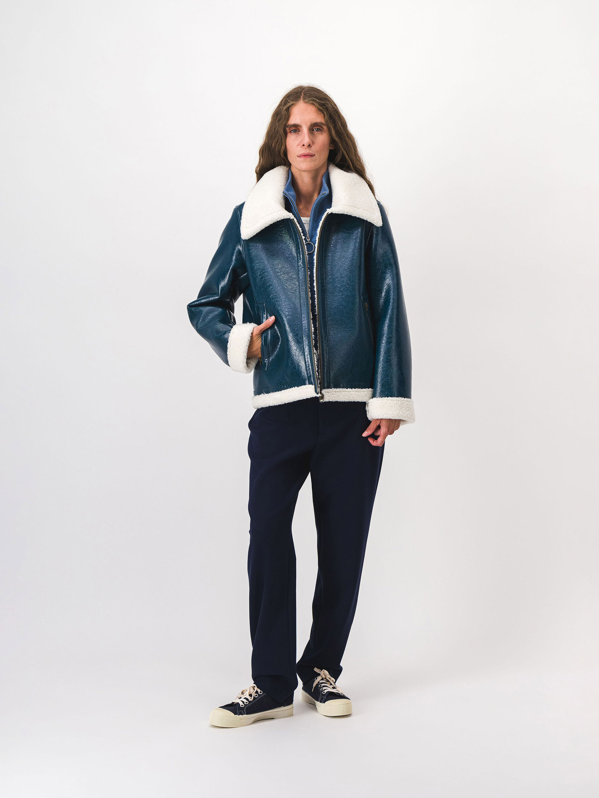 KRISTOFER JACKET -  Blue oil , Ready-to-wear Bensimon