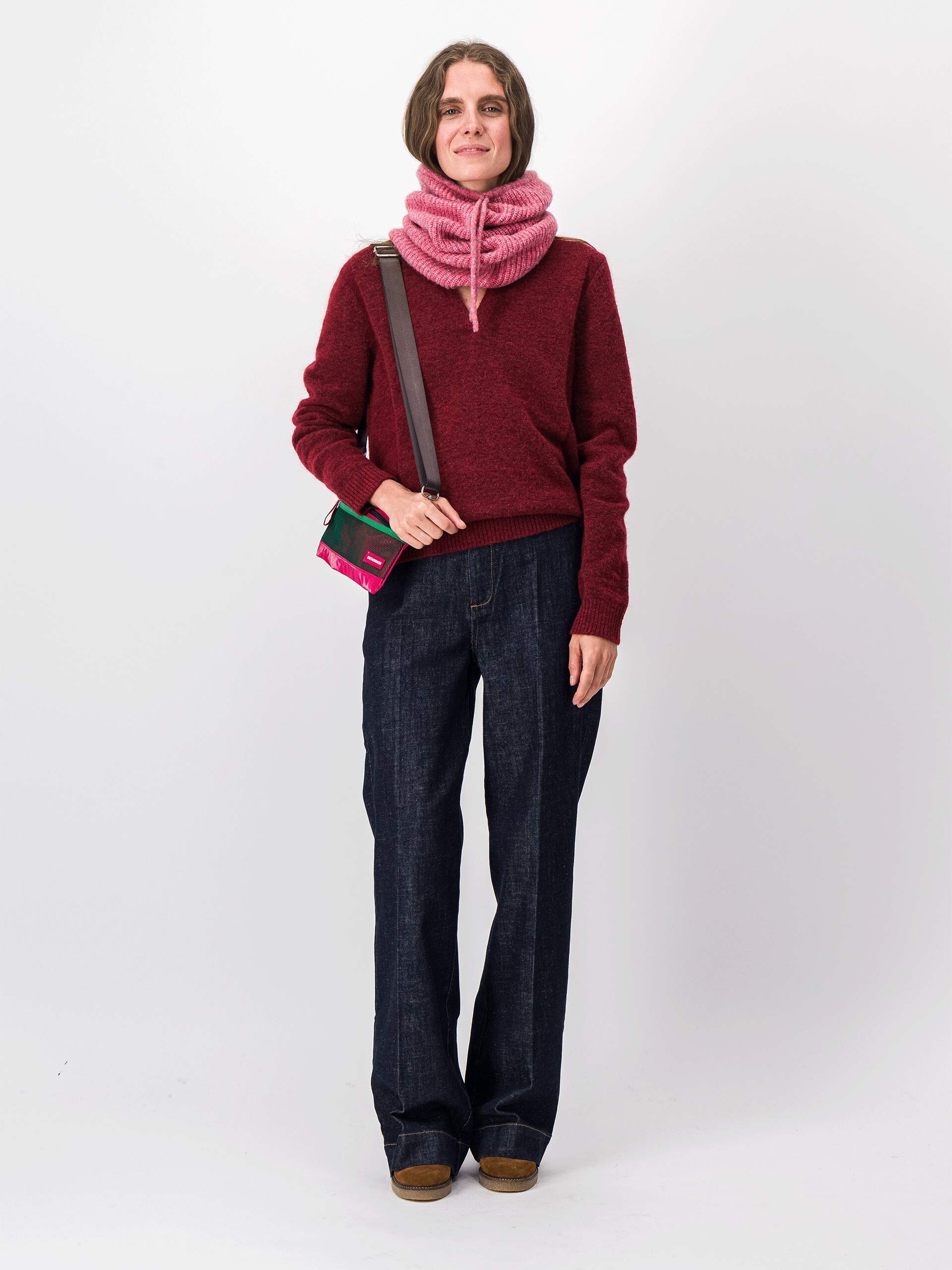 MIKA TURTLENECK -  Raspberry , Ready-to-wear Bensimon