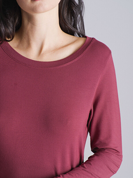 MYRIS T-SHIRT -  Aubergine , Ready-to-wear Bensimon