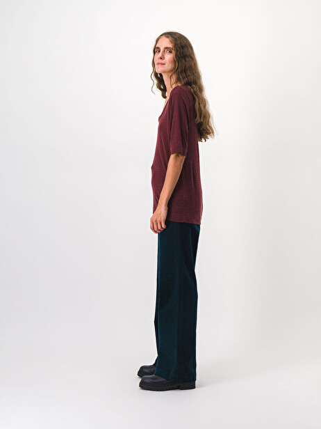 MALORY T-SHIRT -  Aubergine , Ready-to-wear Bensimon