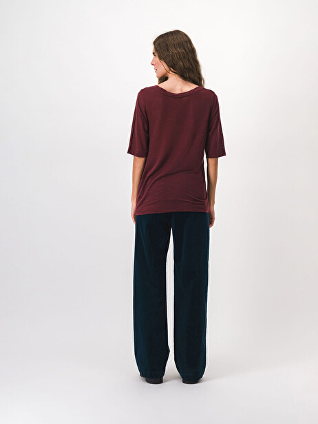 MALORY T-SHIRT -  Aubergine , Ready-to-wear Bensimon