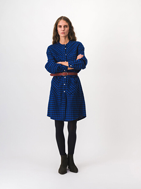 MARTHE LONG-SLEEVED DRESS -  Tiles , Ready-to-wear Bensimon