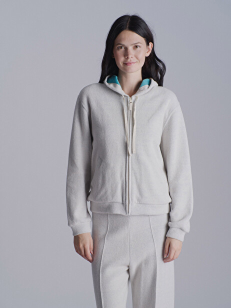 MARCUS CARDIGAN -  Ecru , Ready-to-wear Bensimon
