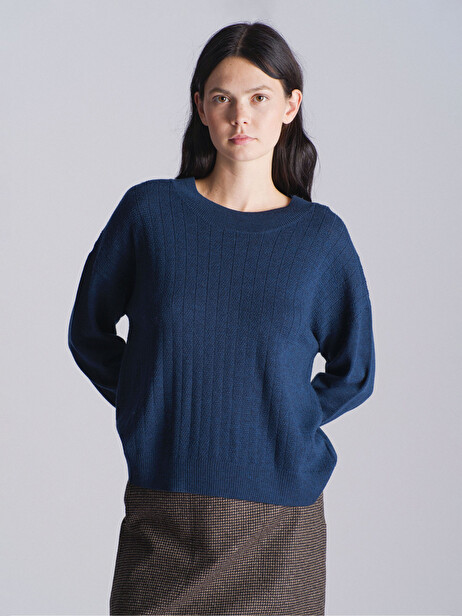 MATHEO JUMPER -  Indigo , Ready-to-wear Bensimon