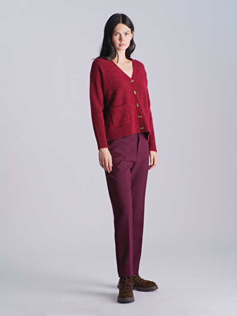 KURT CARDIGAN -  Brick , Ready-to-wear Bensimon