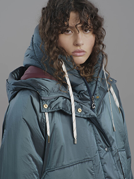 MARGOT PUFFER JACKET -  Blue duck , Ready-to-wear Bensimon