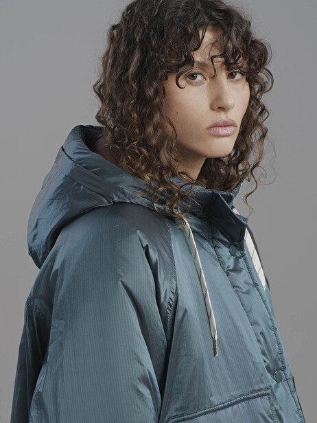 MARGOT PUFFER JACKET -  Blue duck , Ready-to-wear Bensimon