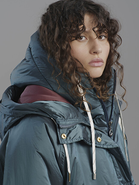 MARGOT PUFFER JACKET -  Blue duck , Ready-to-wear Bensimon