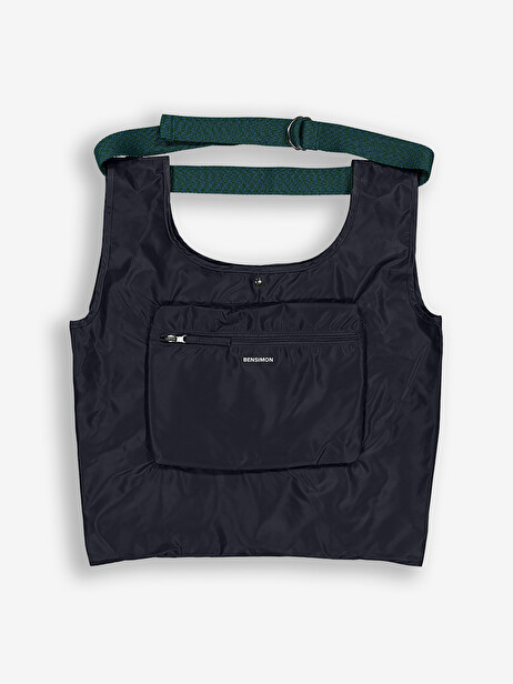 SHOPPING BAG -  Bleu nuit , Bags & Luggage Bensimon