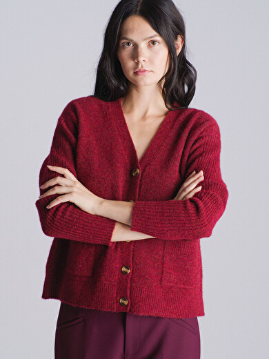 KURT CARDIGAN -  Brick , Ready-to-wear Bensimon