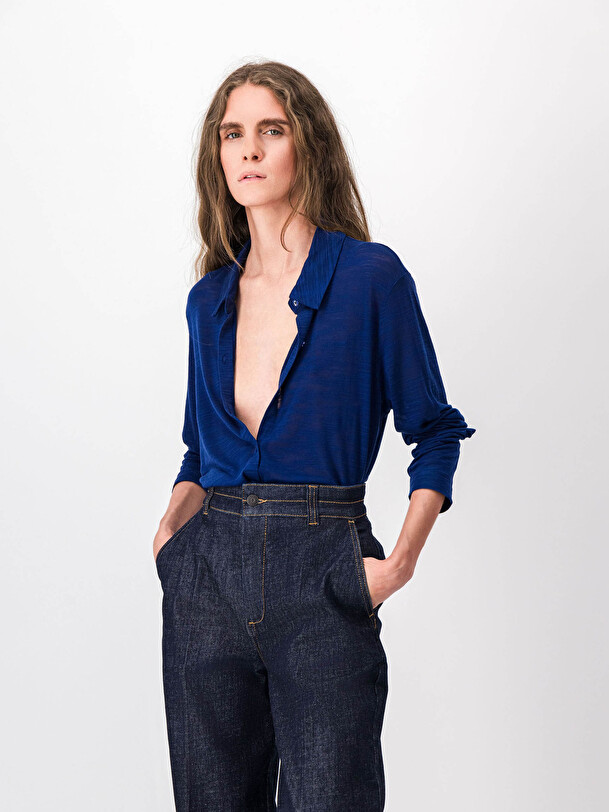 CYLENA SHIRT -  Encre , Ready-to-wear Bensimon
