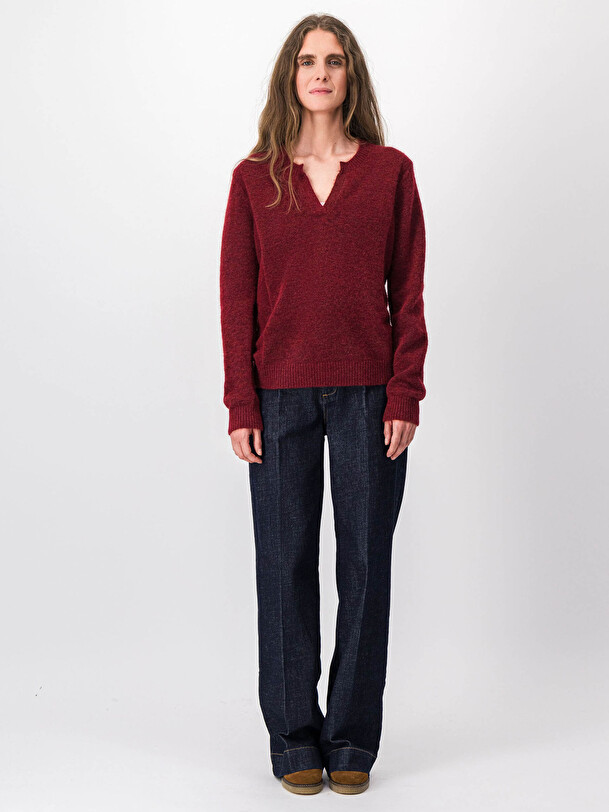 MARCEAU JUMPER -  Brick , Ready-to-wear Bensimon