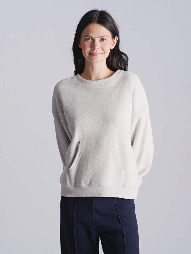 KIMEO SWEATSHIRT -  Ecru , Ready-to-wear Bensimon