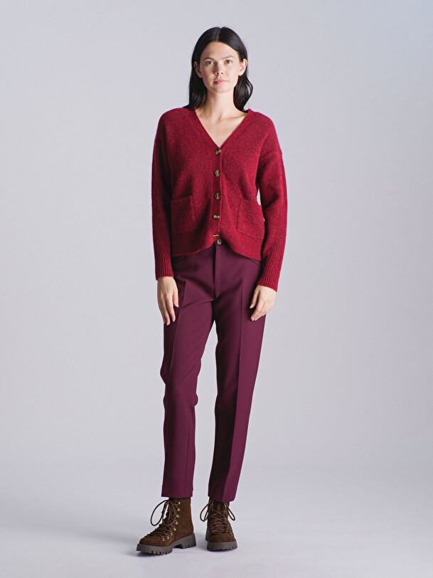 KURT CARDIGAN -  Brick , Ready-to-wear Bensimon
