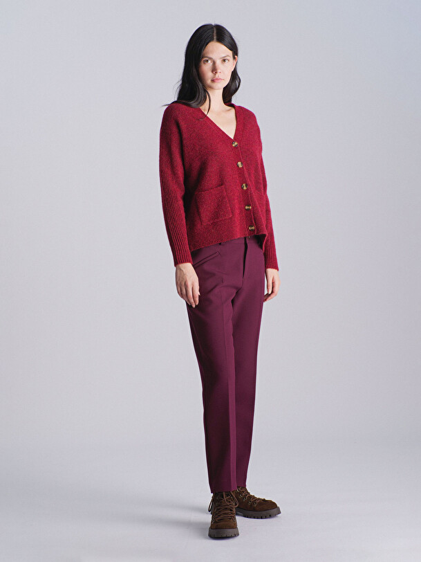 KURT CARDIGAN -  Brick , Ready-to-wear Bensimon