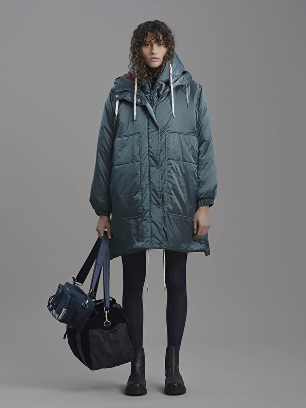 MARGOT PUFFER JACKET -  Blue duck , Ready-to-wear Bensimon