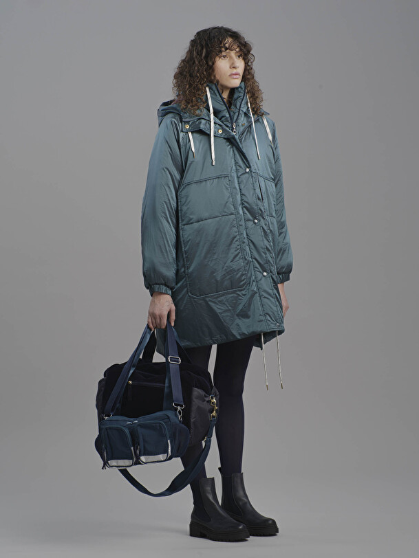 MARGOT PUFFER JACKET -  Blue duck , Ready-to-wear Bensimon