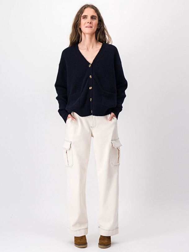 KURT CARDIGAN -  Marine , Ready-to-wear Bensimon