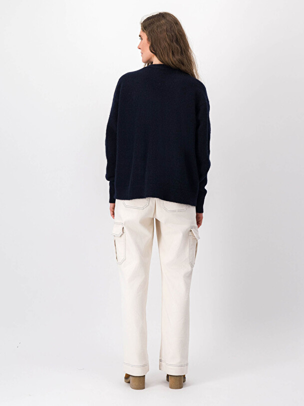 KURT CARDIGAN -  Marine , Ready-to-wear Bensimon