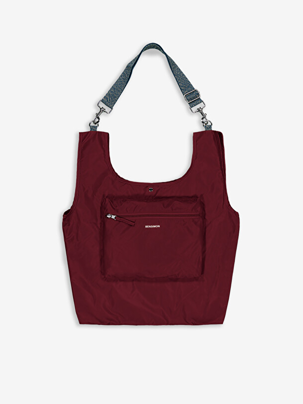 SHOPPING BAG -  Plum , Bags & Luggage Bensimon
