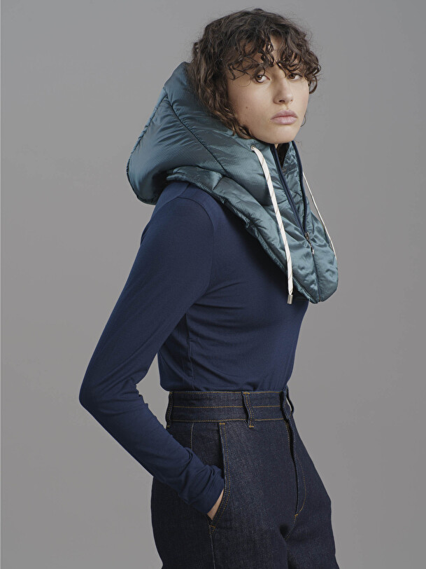 MADIE CAPUCHE -  Blue duck , Ready-to-wear Bensimon