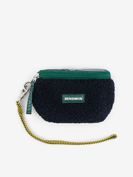 MONZA EARPHONE CASE -  Navy pine tree , Bags & Luggage Bensimon