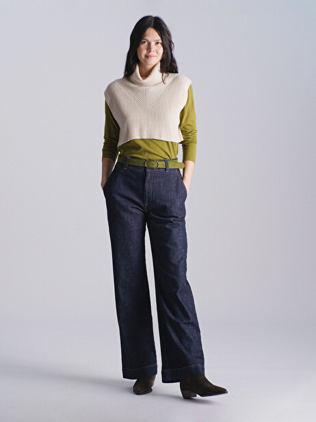SLIM BELT -  Khaki , Ready-to-wear Bensimon