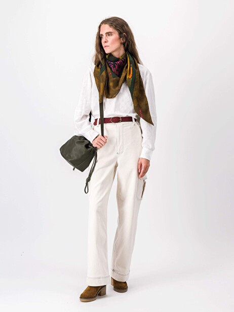 SLIM BELT -  Aubergine , Ready-to-wear Bensimon