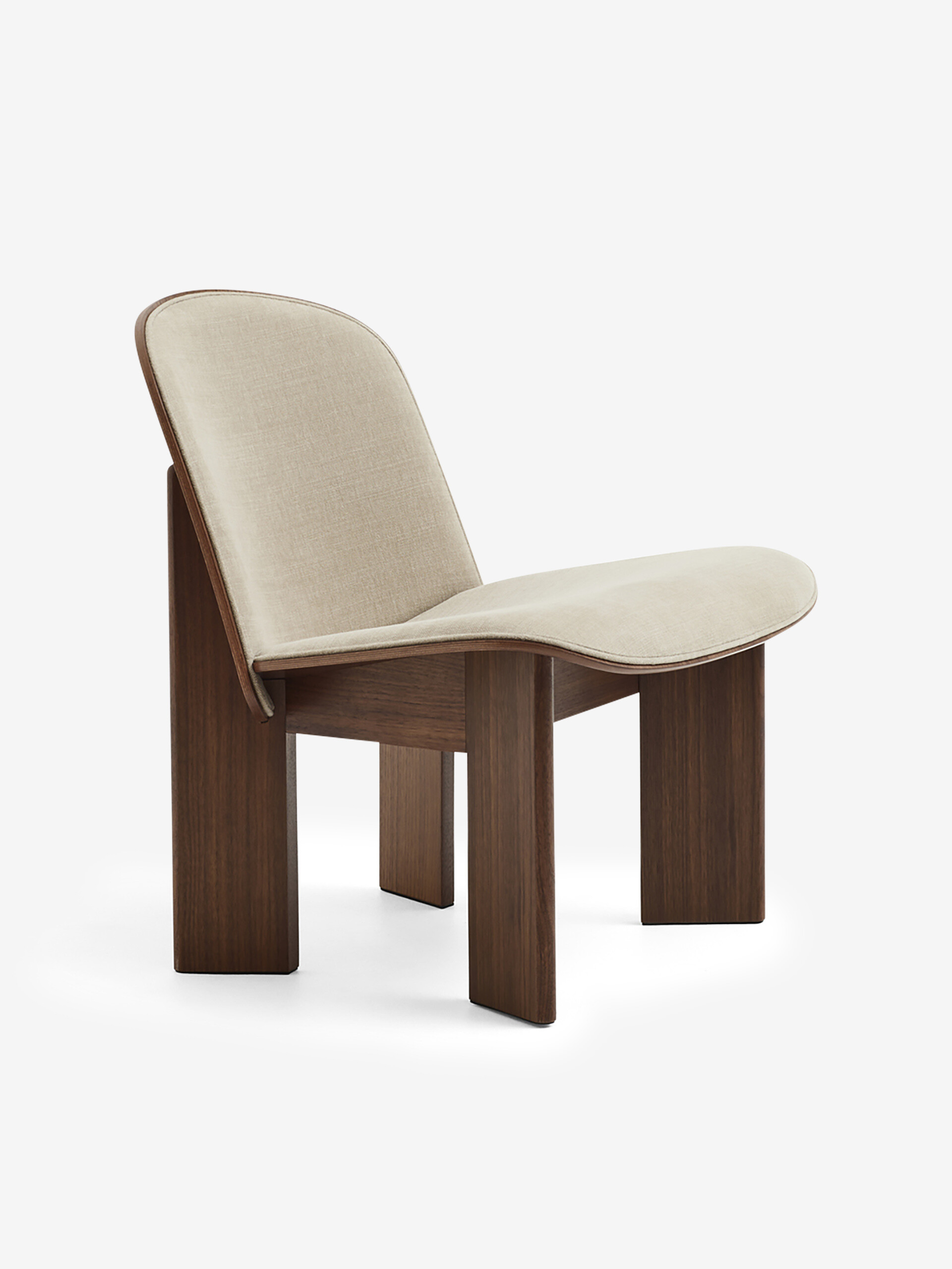 FAUTEUIL CHISEL NOYER ET COTON BLANC -  Natural , Home design Bensimon