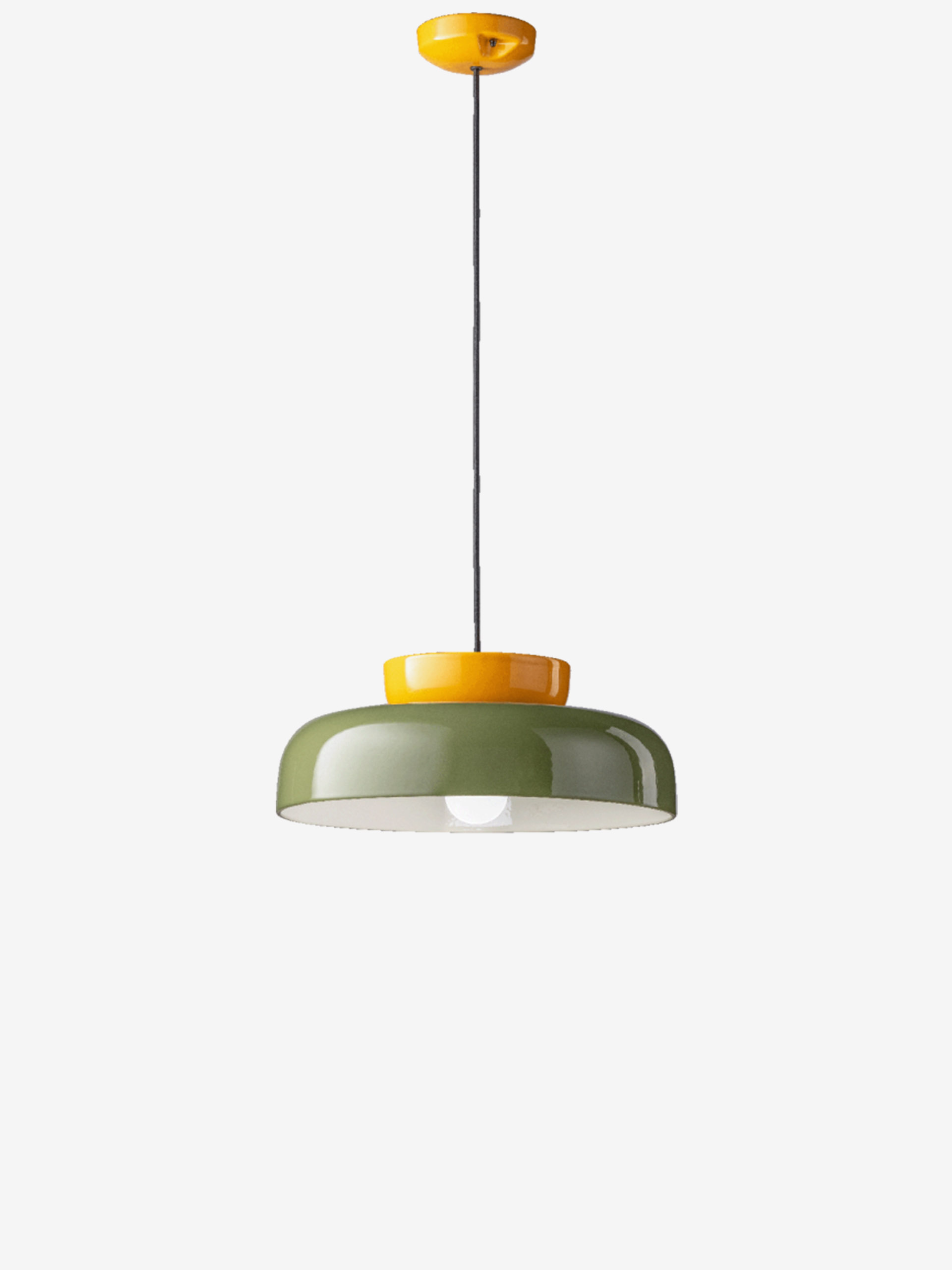 MARACANA KHAKI/CURRY PENDANT LIGHT - Khaki , Home design Bensimon