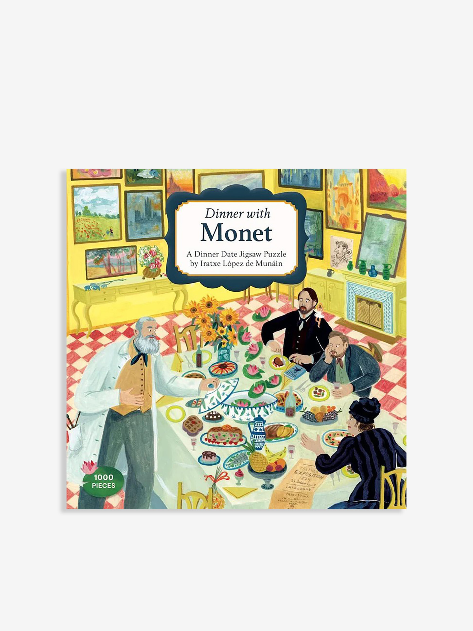 PUZZLE DINNER WITH MONET - NEW MAGS -  Multicolored , Home design Bensimon