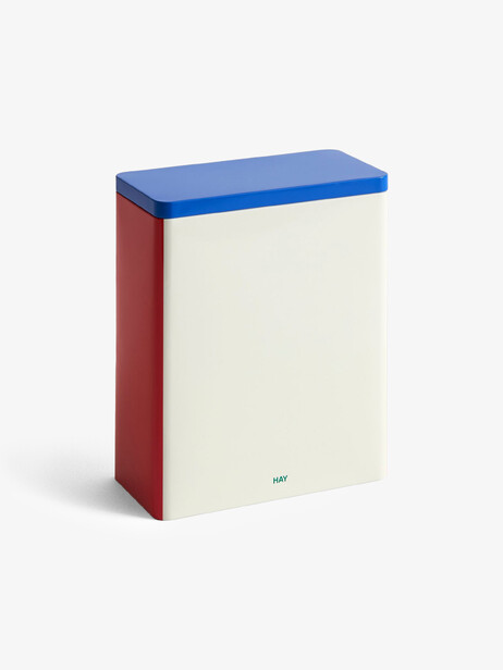 METAL BOX GREEN AND BLUE -  Multicolored , Home design Bensimon