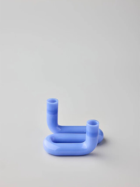 WAVE CANDLE HOLDER -  Blue , Home design Bensimon
