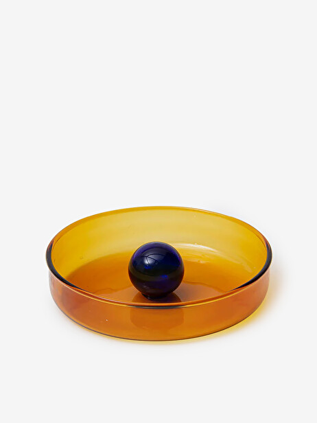 BUBBLE AMBER/COBALT S POCKET -  Orange , Home design Bensimon