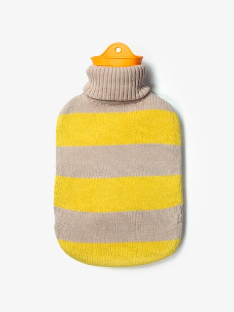 ORGANIC HOT WATER BOTTLE YELLOW - BEIGE -  Yellow , Home design Bensimon